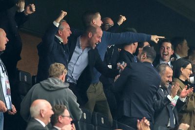 Watch as jubilant Prince William celebrates Aston Villa’s Europa League victory