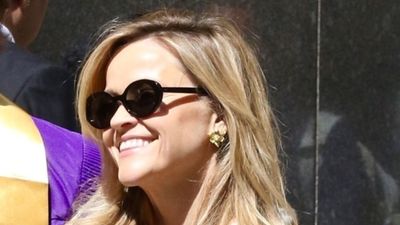 Reese Witherspoon just teamed an elegant denim dress with the DeMellier bag that's been on our wishlist for years