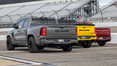 10 Photos of Ram Rumble Bee Decal Details and Specs From New Hemi V8 Muscle Truck Lineup