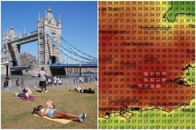 London heatwave: Capital could sizzle in 33C this weekend on UK's 'hottest ever May day'