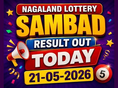 Nagaland Lottery Sambad Result Out Today (21-05-2026); check ₹1 crore prize winning number and full list here