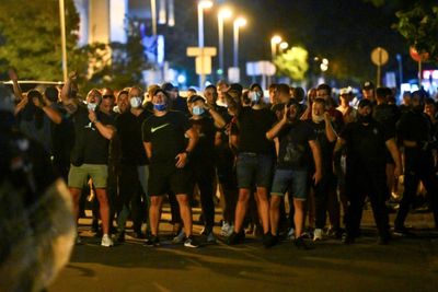 ‘Ready for violence’: Serbian hooligans target protesters