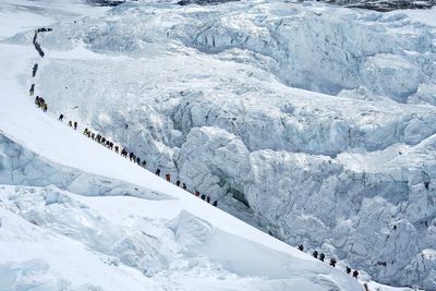 Mount Everest sees record-breaking day for ascents as climbers continue to risk it all