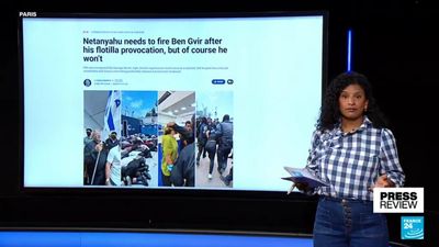 Backlash against Israel's 'racist thug' Ben-Gvir over flotilla video