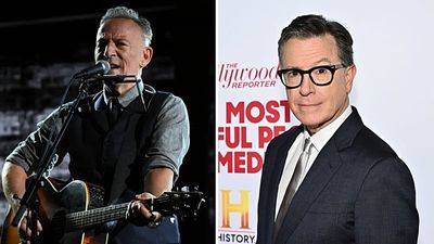 Bruce Springsteen slams Donald Trump on Stephen Colbert’s penultimate show