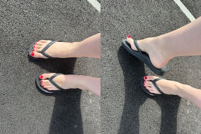 I tried these celebrity-loved flip flops and was surprised by the arch support