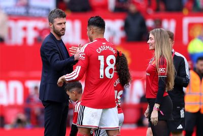 Manchester United: Michael Carrick reveals surprise Casemiro move ahead of Brighton trip