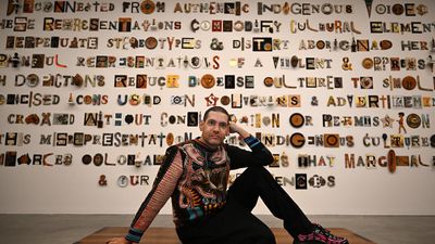 Noted Indigenous artist is takin' out the kitsch