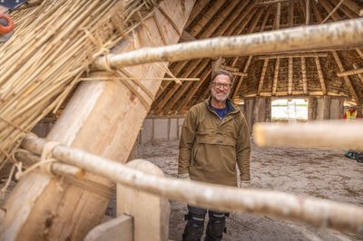 First look at new 4,500-year-old Neolithic hall at Stonehenge after £1 million reconstruction