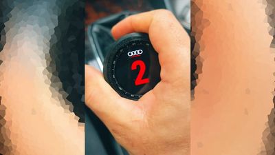 Audi enthusiast upgrades 2001 A4 gear shift with old smartwatch in 3D-printed housing — vide-coded WearOS app displays gear selection, can be used to control in-car media
