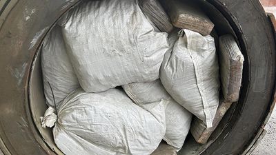 Mystery as massive drug haul found hidden in machinery