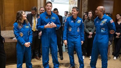 'Stop lying!' Conspiracy theorist confronts Artemis 2 astronauts, accuses them of faking their moon mission
