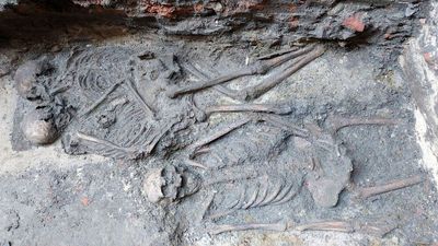 800-year-old 'hugging skeletons' are genetically confirmed as Poland's only medieval same-sex double burial