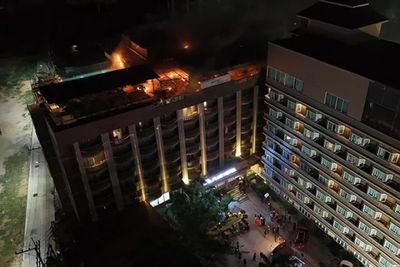 Pattaya hotel fire injures four