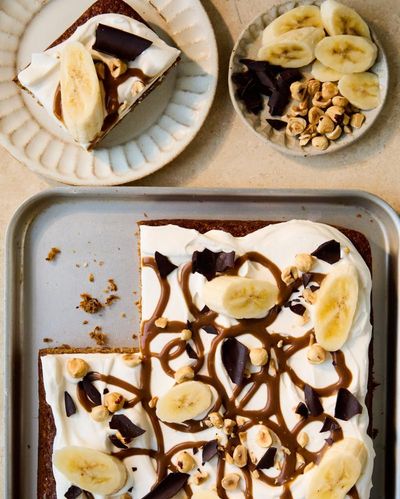 Benjamina Ebuehi’s recipe for hazelnut banoffee cake