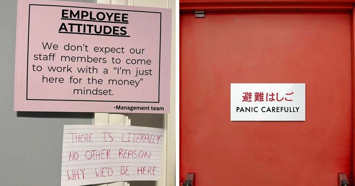 84 Hilariously Absurd Signs That Were Not Helpful At…