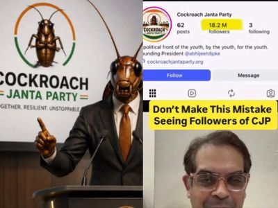 Cockroach Janta Party's Instagram followers are now double BJP's, but it may still not beat India's political giants; UPSC teacher explains why