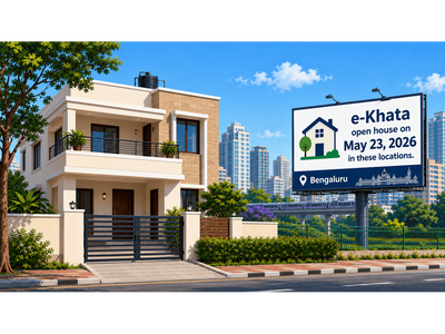 Bengaluru property tax: e-Khata open house on May 23, 2026 for grievance redressal under Bhoo Guarantee from 10AM till 5PM in these locations