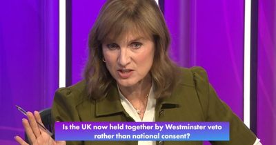 First independence vote 'settled it for 20 to 30 years', BBC host Fiona Bruce claims