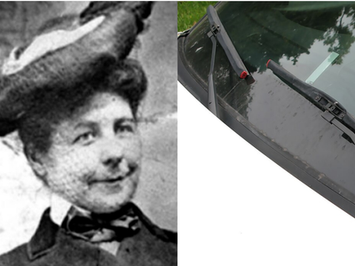 In 1903, Mary Anderson saw a streetcar driver repeatedly stop to clear snow: Which isnpired the creation of the modern windshield wiper