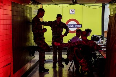 Mind the drone gap: war games begin inside secret Nato bunker in London tube station