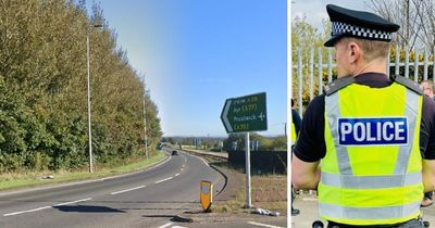 Part of major North Ayrshire route 'closed' amid reports of crash