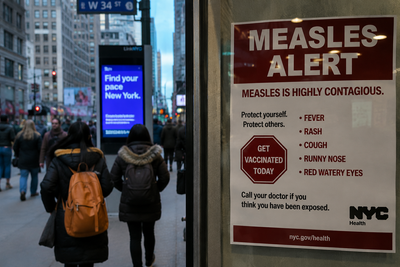 Measles Is Back in Manhattan — And Officials Won't Tell You Everywhere You Were Exposed