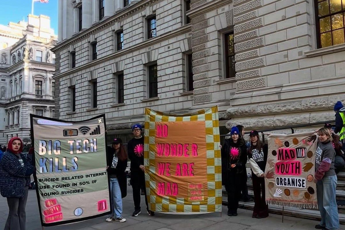 Protesters say social media ban ‘isn’t the answer’ as…