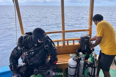 First pictures of Maldives deep-sea cave where Italian divers died
