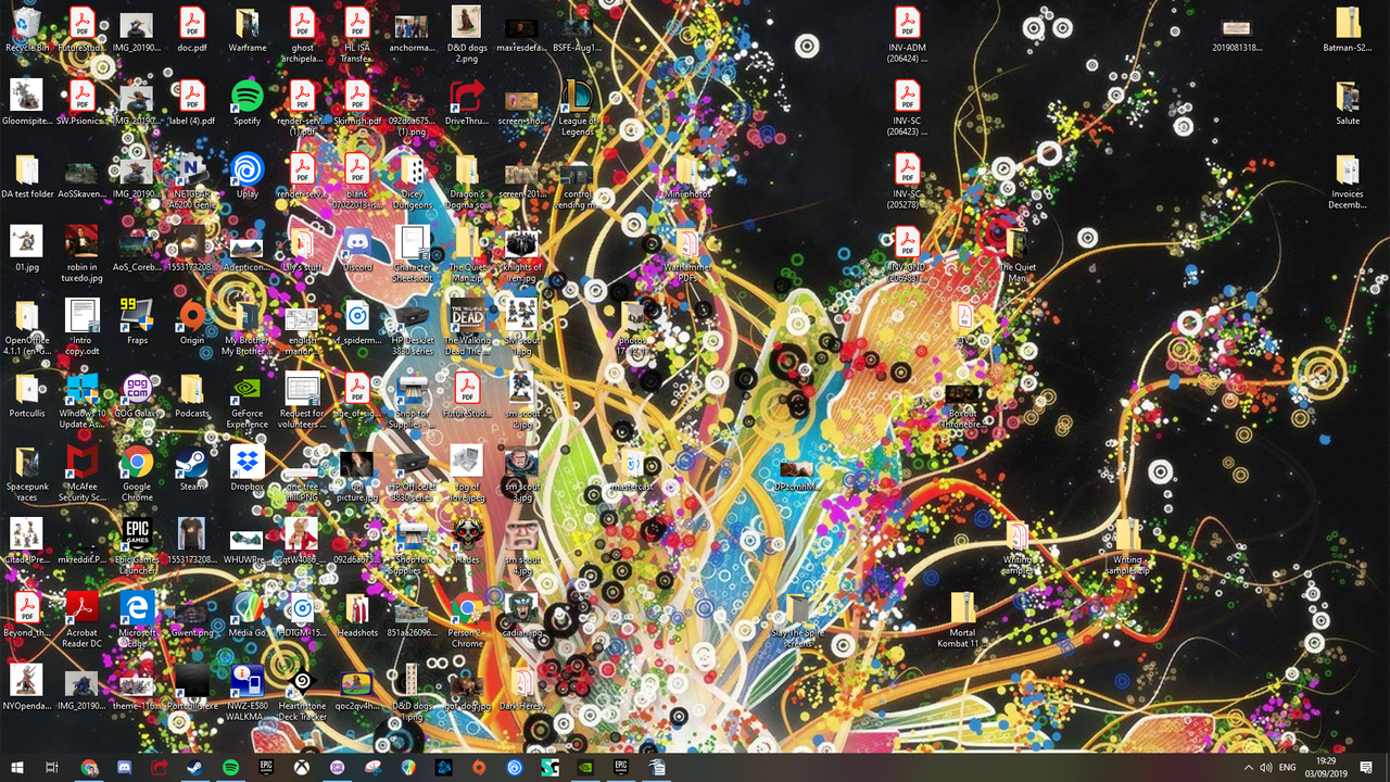 84% of you rightly practice good desktop icon hygiene,…