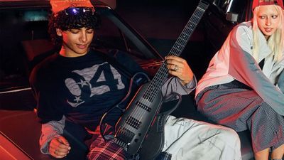 Welcome to the future, people – Donner just unveiled a headless electric guitar with an onboard amp, effects, Bluetooth and a detachable speaker