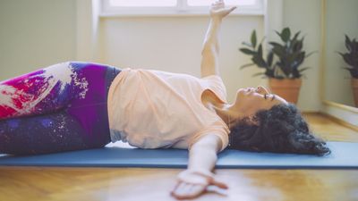 If you have stiffness in your back and shoulders, a Pilates instructor recommends these two beginner-friendly exercises