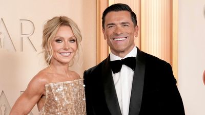 Think Black Sofas Are Stuck in the Past? Kelly Ripa and Mark Consuelos Show How to Reintroduce the Staple in a Modern Room