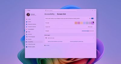 Windows 11 tests new accessibility upgrades including screen tint and improved Braille support