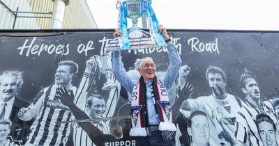 Roy Barry, legendary hero of '68, has something to share with Dunfermline family