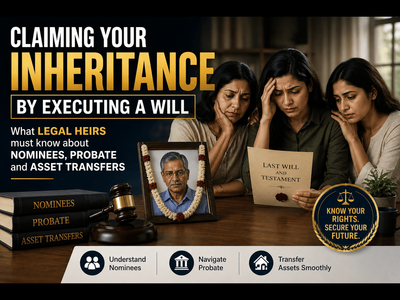 Claiming your inheritance by executing a Will: What legal heirs must know about nominees, probate and asset transfers