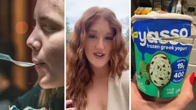 ‘That’s an actual crime’: Baltimore woman eats Yasso mint chocolate chip frozen yogurt. Then she notices something strange—and cuts open the pint