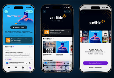 Audible Can Now Be Streamed on Apple Podcasts Thanks to New Deal