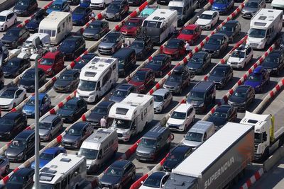 Holiday hell: Queues of up to five hours at Dover and long delays for Eurotunnel in new EU border check chaos