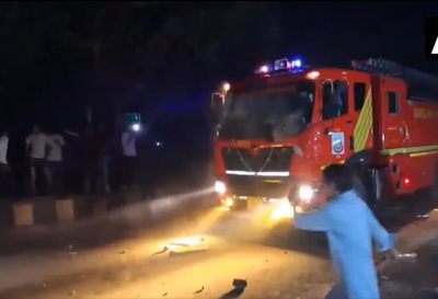 Delhi Shastri Nagar fire: Stone pelting, chaos and massive losses as fire engulfs furniture market
