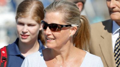Duchess Sophie's knee-length denim shorts are a comfortable and elegant staple for this early summer heatwave