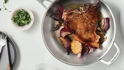 I Tried The Le Creuset Essential Stainless Steel Frying Pan and Found It to Be Just That − It's Now an Everyday Essential I Can't Live Without