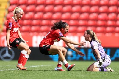 Sophie Whitehouse brilliance earns Charlton dramatic WSL promotion over Leicester