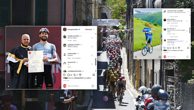 Honorary degrees and the great pee debate: the Giro d'Italia through social media