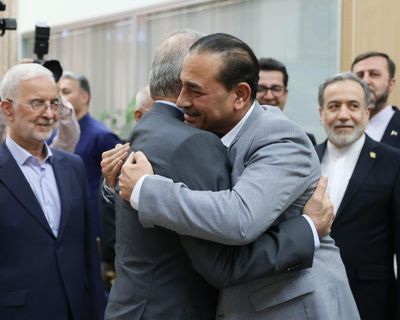 Trump claims peace deal with Iran ‘largely negotiated’ with strait of Hormuz to open
