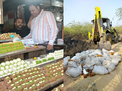 200 kg of unhygienic peda found near Vrindavan’s Banke Bihari Temple; Authorities launch strict crackdown