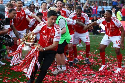 Arsenal lift first Premier League trophy in 22 years as Arteta admits to title ‘doubts’ - live reaction