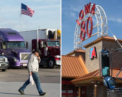 ‘It’s taking all of our money’: truck drivers in Iowa lament gas price surge sparked by Trump’s Iran war