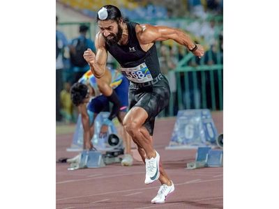 'Fastest man in India": Indian Navy hails Gurindervir Singh for his win at Federation Cup