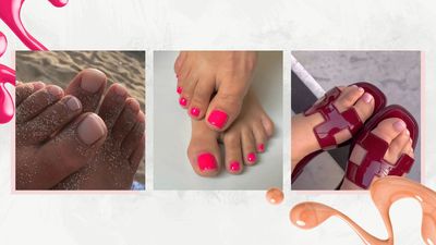 From subtle coconut milk to cherry-red, these are the 10 chic summer pedicures to dress your toes up with